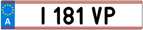 Truck License Plate